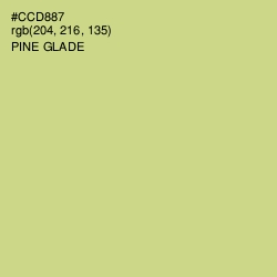 #CCD887 - Pine Glade Color Image